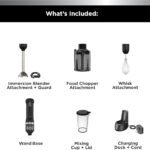 BLACK+DECKER Kitchen Wand Cordless Immersion Blender