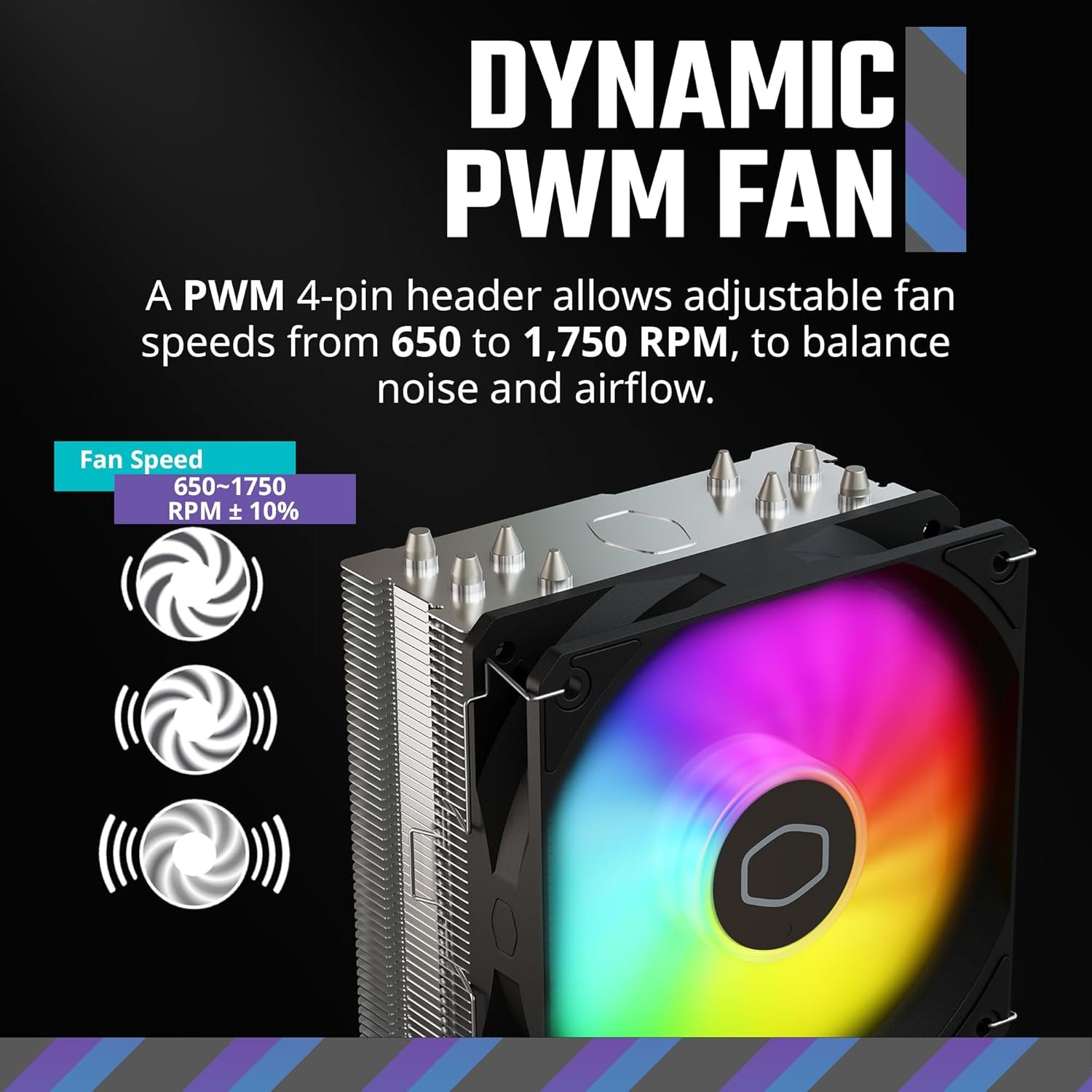 Cooler Master Hyper 212 Spectrum V3 | Wassil JO 2 Thermalright Cooler Master Hyper 212 - صورة 2
