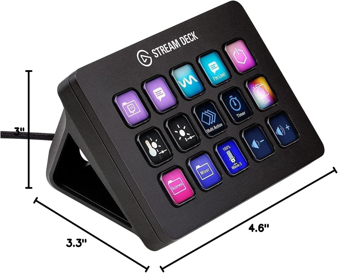 Elgato Stream Deck Studio Controller,15 macro keys 2 Elgato Stream Deck Studio Controller,15 - صورة 2