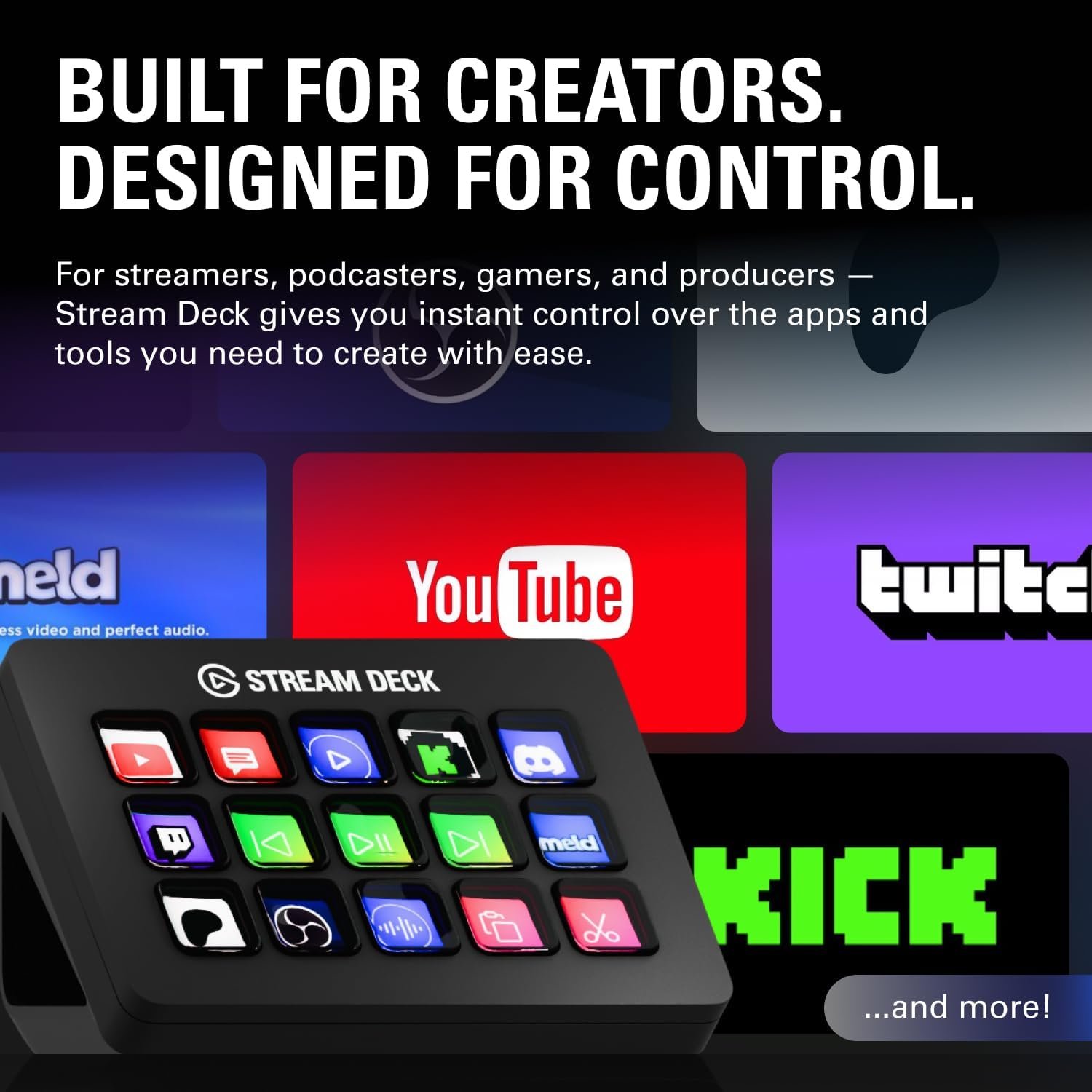 Elgato Stream Deck Studio Controller,15 macro keys 3 Elgato Stream Deck Studio Controller,15 - صورة 3
