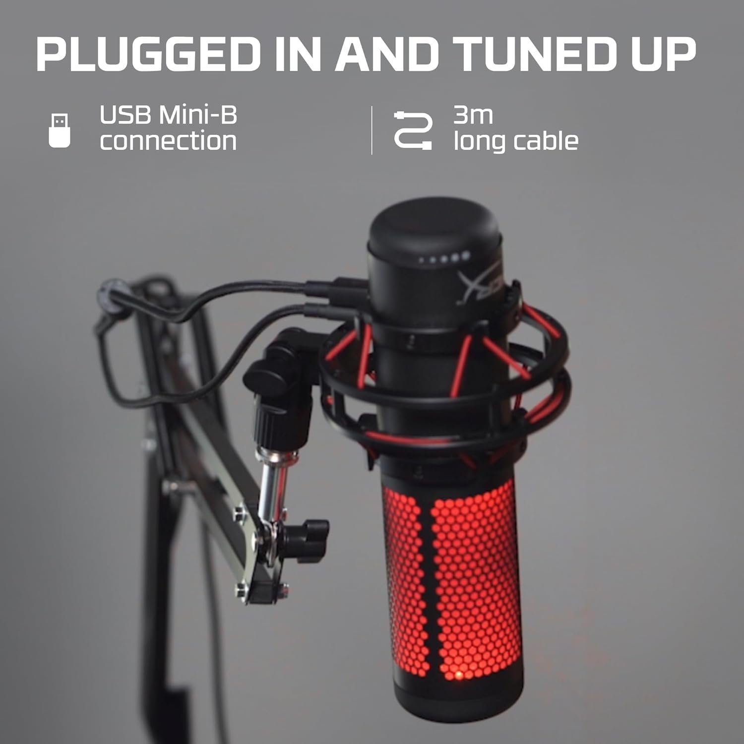 HyperX QuadCast - USB for PC, PS4, PS5 and Mac Microphone 4 HyperX QuadCast - صورة 4