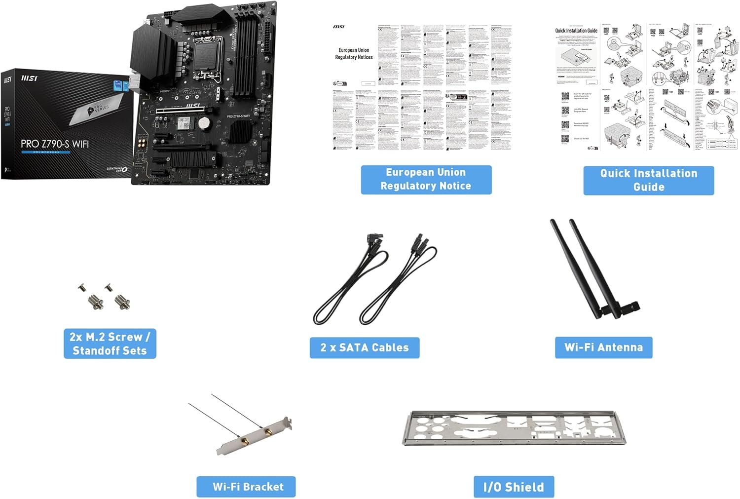 MSI PRO Z790-S WiFi ProSeries Motherboard 4 MSI PRO Z790-S WiFi ProSeries - صورة 4