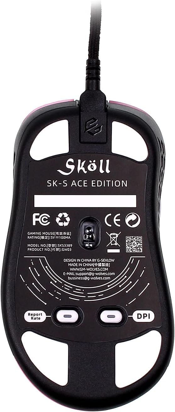 Skoll Mini SK-S Sakura 50g Ultralight Mouse 3 G-Wolves Skoll Mini SK-S Sakura 50g - صورة 3