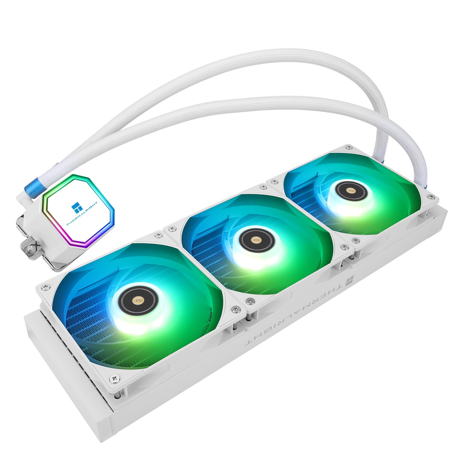 Thermalright Frozen Prism 360 Black And White Best ARGB AIO 3 Thermalright Frozen Prism 360 Black And - صورة 3