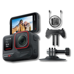 Insta360 Ace Pro - Waterproof Action Camera 1/1.3" Sensor and AI Noise Reduction for Unbeatable Image Quality, 4K120fps, 2.4" Flip Screen & Advanced AI Features