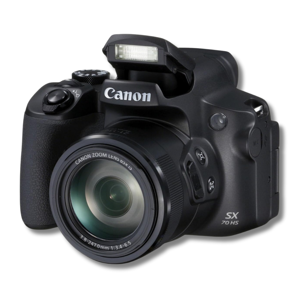 Canon PowerShot SX70 HS 1/2.3″ Bridge Camera 20.3 MP CMOS 5184 x 3888 Pixels Black