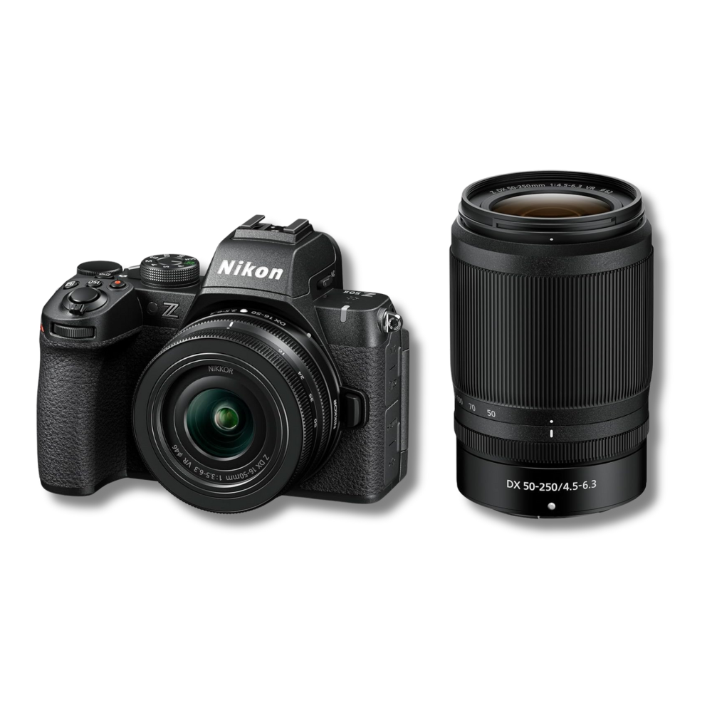 Nikon Z50 II with Two Lenses | Compact mirrorless Stills/Video Camera with Easy Color presets and Wireless Photo Sharing | USA Model