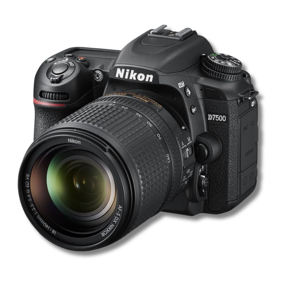 Nikon D7500 20.9MP DSLR Camera with AF-S DX NIKKOR 18-140mm f/3.5-5.6G ED VR Lens, Black