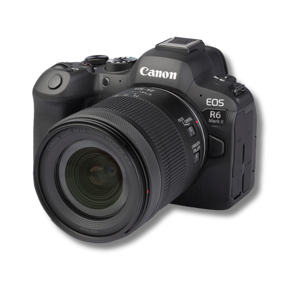 Canon EOS R6 Mark II Mirrorless Camera RF24-105mm F4-7.1 is STM Lens Kit, Full-Frame Hybrid Camera, 24.2 Megapixel CMOS Sensor, Photo and Video Capabilities