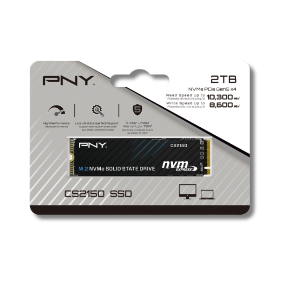 PNY CS2150 2TB Gen5 SSD