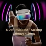 DPVR E4 VR Headset – PCVR Virtual Reality Headset for PC Games with Controller, Compatible with SteamVR