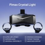 PIMAX Crystal Light Prime PC VR Headset with Controllers – 8K QLED with Local-Dimming, Up To 120Hz, Massive FOV, 6DoF