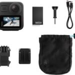 GoPro MAX — Waterproof 360 + Traditional Action Camera with Touch Screen Spherical 5.6K30 HD Video 16.6MP 360 Photos 1080p Live Streaming Stabilization