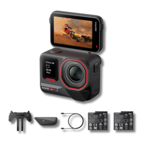 Insta360 Ace Pro 2 Dual Battery Bundle - 8K Waterproof Action Camera Co-Engineered with Leica, 1/1.3" Sensor, Dual AI Chip, Leading Low Light, Superior Audio