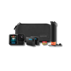 GoPro HERO13 Black Accessory Bundle - Includes The Handler, 2 Enduro Batteries, 2 Curved Adhesive Mounts, 64GB SanDisk MicroSD Card, and Carrying Case [Wassiljo] - Amman, Jordan