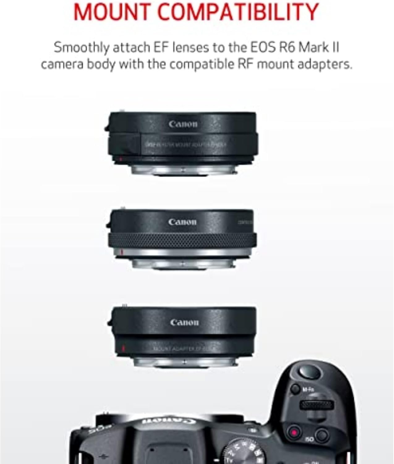 Canon EOS R6 Mark II Mirrorless Camera STM Lens Kit Camera 3 Canon EOS R6 Mark II Mirrorless Camera - صورة 3