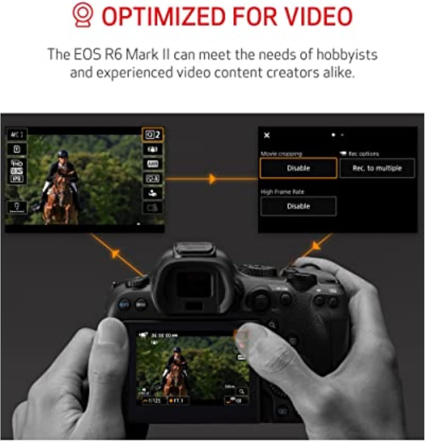 Canon EOS R6 Mark II Mirrorless Camera STM Lens Kit Camera 4 Canon EOS R6 Mark II Mirrorless Camera - صورة 4