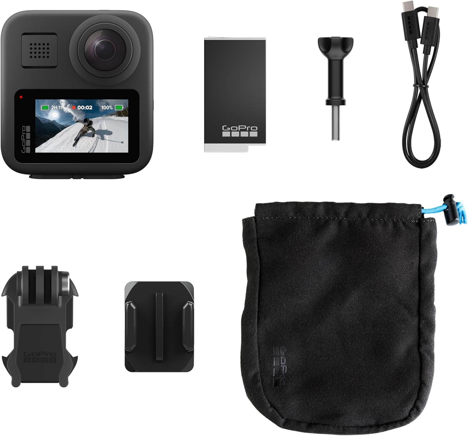 GoPro MAX 360 Action Camera 5.6K30 2 GoPro MAX 360 Action Camera 5.6K30 - صورة 2