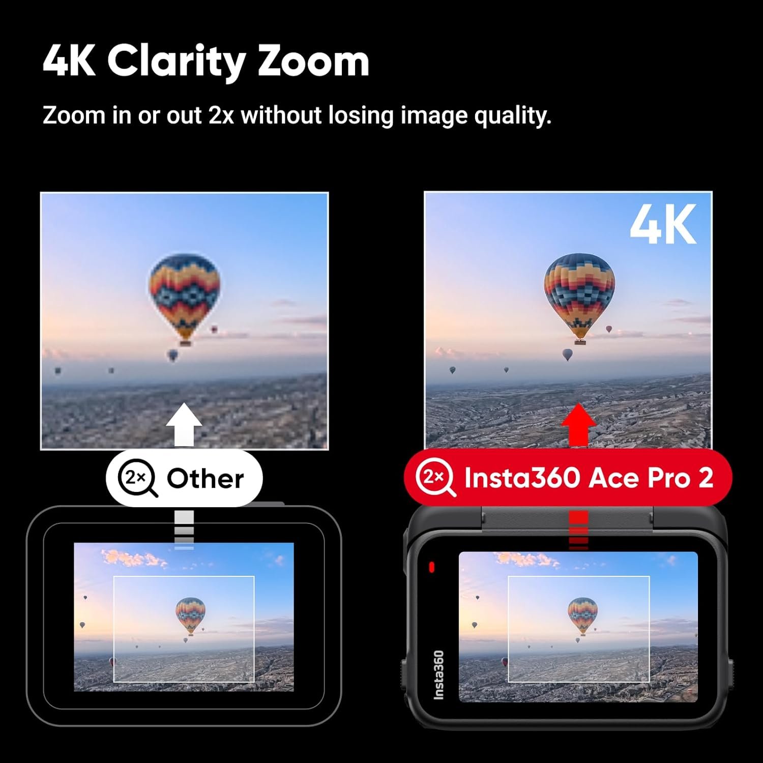 Insta360 Ace Pro 2 Dual Battery Bundle - 8K Waterproof Action Camera 2 Insta360 Ace Pro 2 Dual Battery Bundle - صورة 2