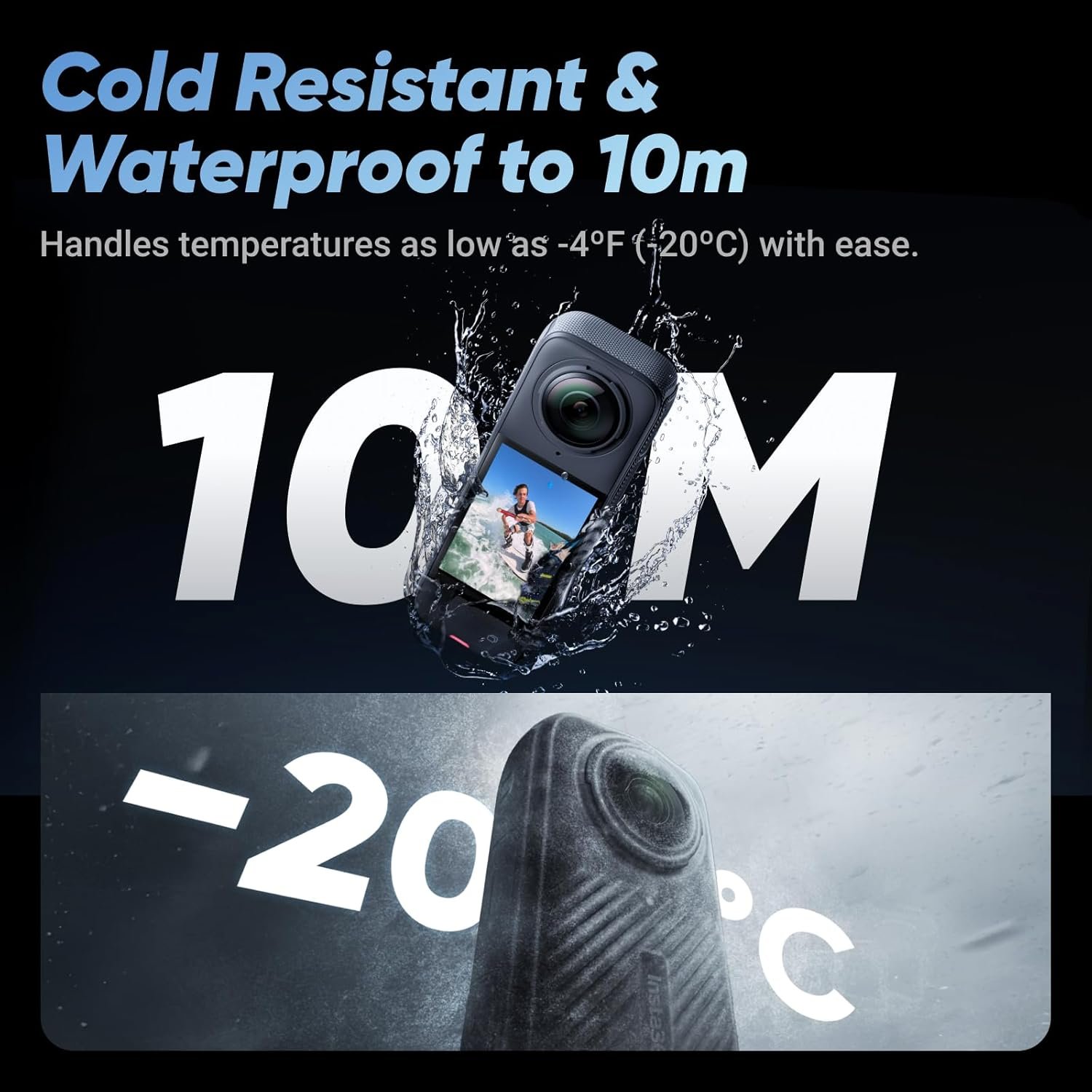 Insta360 X4 Standard Bundle - Waterproof 8K 360 Action Camera, 4K Wide-Angle Video 3 Insta360 X4 Standard Bundle - صورة 3