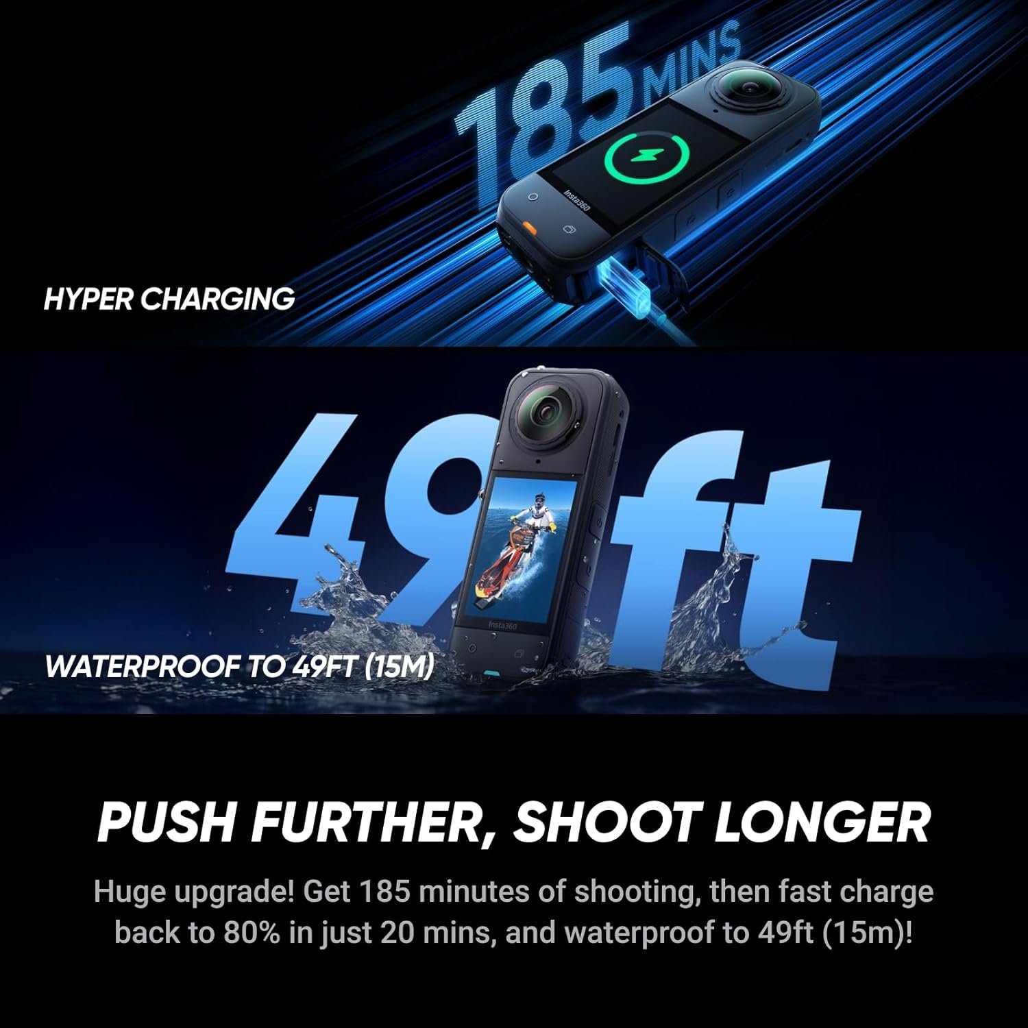 Insta360 X5 - Waterproof 8K 360° Action Camera 2 Insta360 X5 - صورة 2