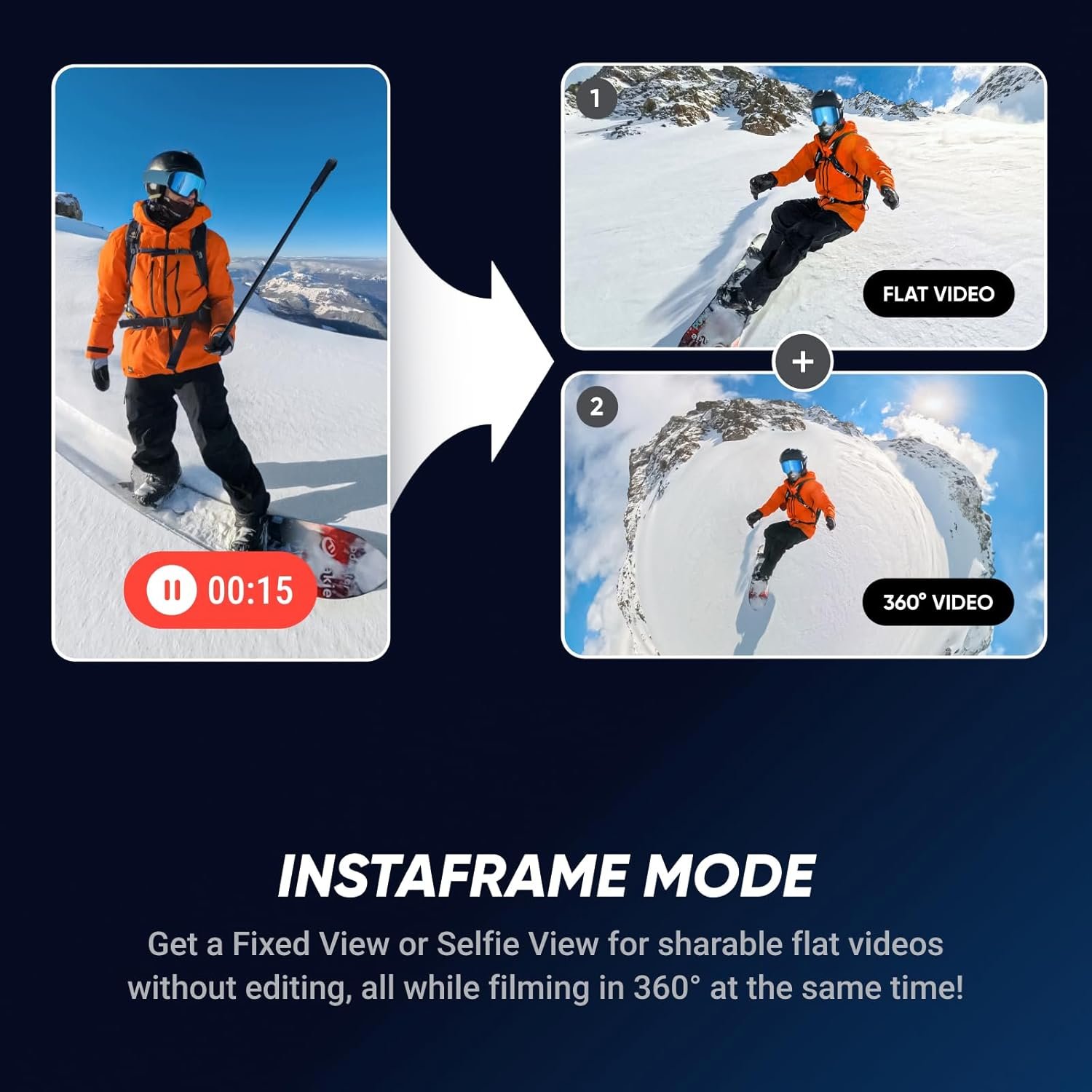 Insta360 X5 - Waterproof 8K 360° Action Camera 4 Insta360 X5 - صورة 4