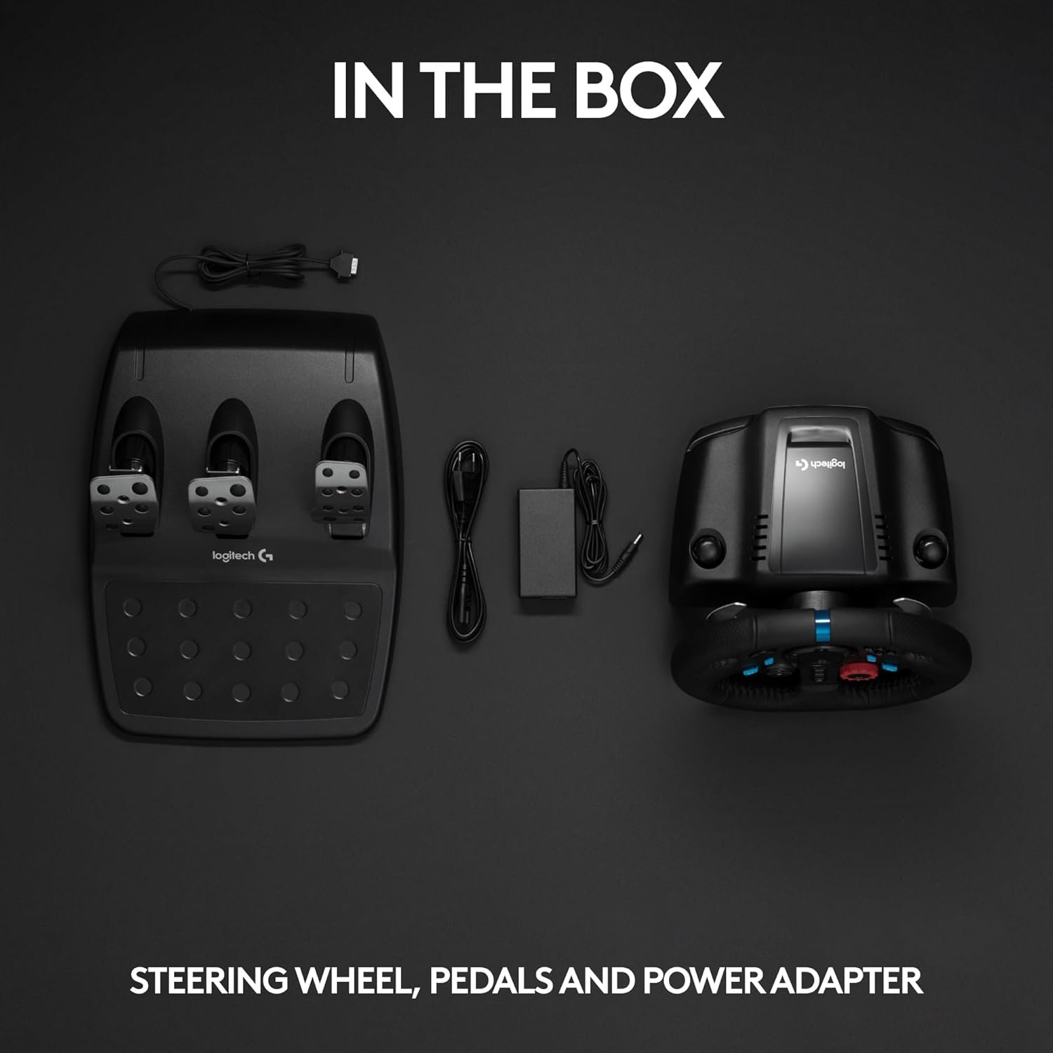 Logitech G29 Driving Force Racing Wheel and Floor Pedals - Black 2 Logitech G29 Driving Force Racing Wheel - صورة 2