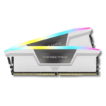 CORSAIR VENGEANCE RGB DDR5 RAM 32GB (2x16GB) 6000MHz CL36 White