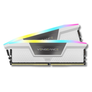 CORSAIR VENGEANCE RGB DDR5 RAM 32GB (2x16GB) 6000MHz CL36 White