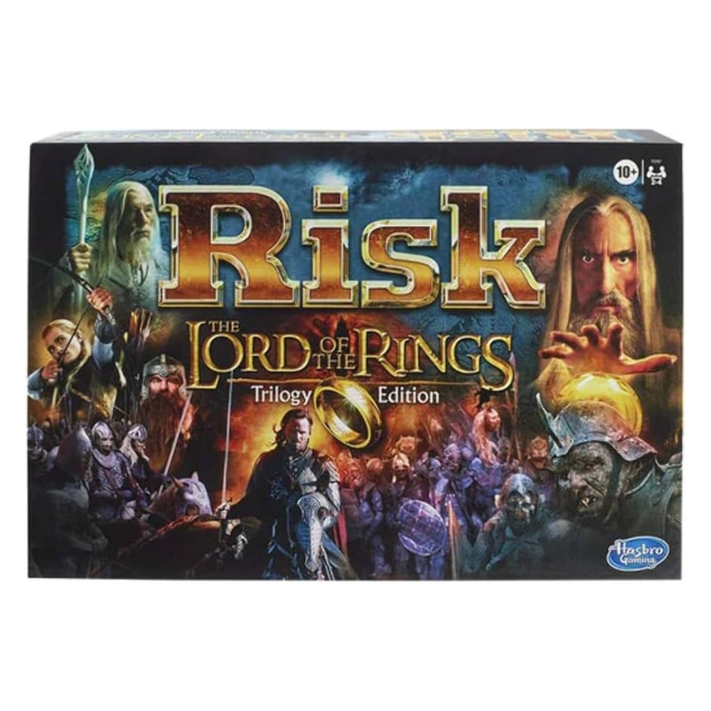 Hasbro Gaming Risk: The Lord of The Rings Trilogy Edition Strategy Family Board Games, Ages 10 and Up, for 2-4 Players (Amazon Exclusive)