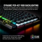 Corsair K100 RGB Mechanical Gaming Keyboard – Cherry MX Speed RGB Silver Keyswitches – PBT Double-Shot Keycaps – Elgato Stream Deck and iCUE Compatible – QWERTY NA Layout – Black