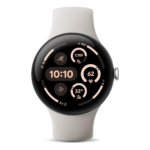 Google Pixel Watch 3 (45mm) 2024 Model – Android Smartwatch, Heart Rate Tracking, Fitbit Advanced Running, Fitness Insights, 24-Hour Battery – Polished Silver Aluminum Case – Porcelain Band – LTE