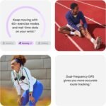 Google Pixel Watch 4 (41mm) – Android Smartwatch with Heart Rate and Sleep Tracking – 30-Hour Battery – Fitness Tracking – Google AI – Matte Black Aluminum Case – Obsidian Active Band – Wi-Fi