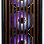 ViprTech Overlord 3.0 Liquid-Cooled Wood PC – AMD Ryzen 7 7700 (5.3Ghz Turbo), RTX 5070 Ti 16GB, 32GB DDR5 6400, 2TB NVMe SSD, Gold PSU, VR-Ready, Gaming Computer Black