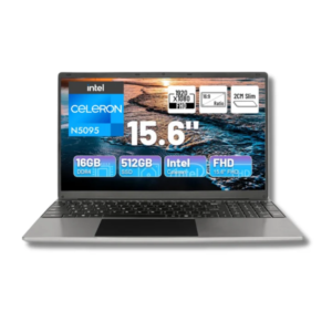 Anna Bella Laptop, 15.6 Inch Intel Celeron N5095 Quad-Core Processor up to 2.9Ghz, 16GB DDR4 512GB SSD Laptops,2.4/5G WiFi, Bluetooth 4.2,Mini HDMI,2xUSB 3.0,Type-C [Wassiljo] - Amman, Jordan