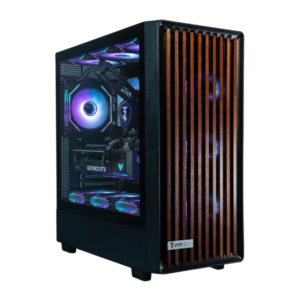 ViprTech Overlord 3.0 Liquid-Cooled Wood PC - AMD Ryzen 7 7700 (5.3Ghz Turbo), RTX 5070 Ti 16GB, 32GB DDR5 6400, 2TB NVMe SSD, Gold PSU, VR-Ready, Gaming Computer Black [Wassiljo] - Amman, Jordan