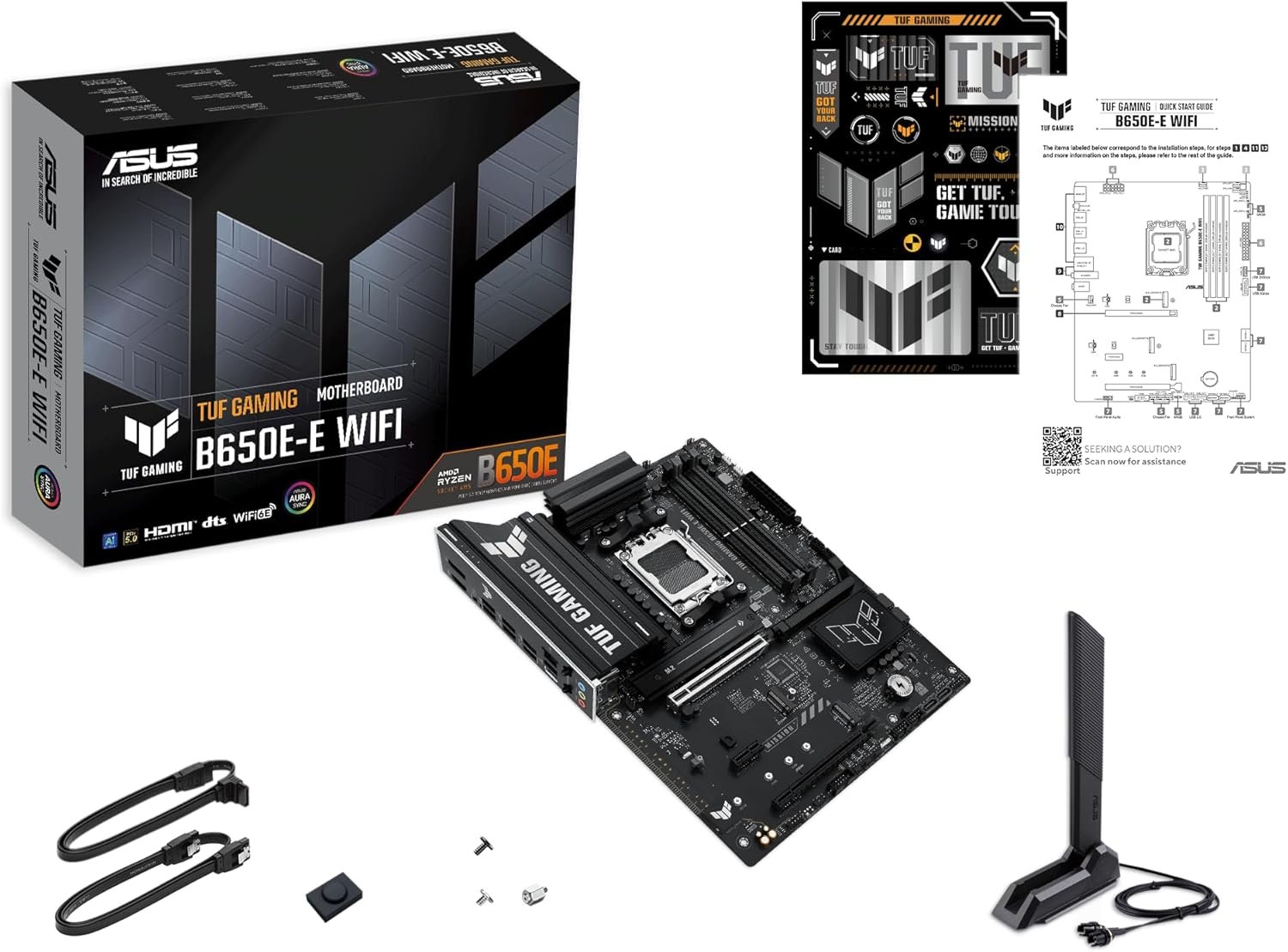 ASUS TUF GAMING B650E-E WIFI MotherBoard 2 ASUS TUF GAMING B650E-E WIFI MotherBoard - صورة 2