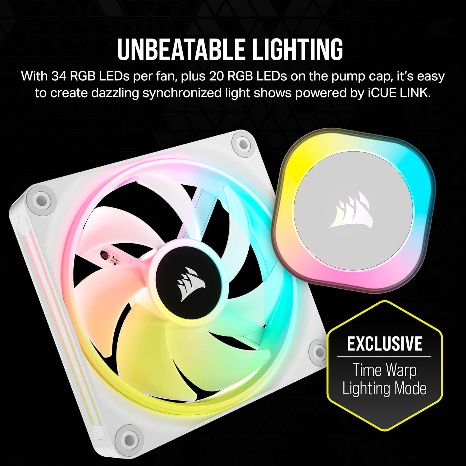 Corsair iCUE LINK H100i RGB Liquid 240mm AIO 4 Corsair iCUE LINK H100i RGB Liquid 240mm - صورة 4