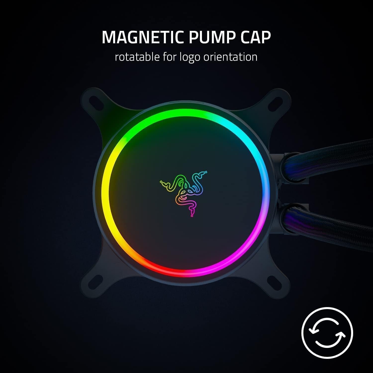 Razer Hanbo Chroma RGB All in One Liquid Cooler 360MM 3 Razer Hanbo Chroma RGB All in One Liquid - صورة 3