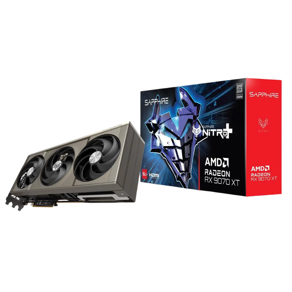 SAPPHIRE NITRO+ Radeon RX 9070 XT 16GB GDDR6 PCI Express 5.0 x16 ATX Graphics Card