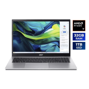 Acer Aspire Go 15.6" Laptop AMD Ryzen 7 7730U, 32GB RAM, 1TB SSD