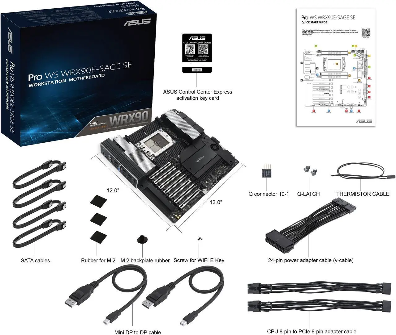 ASUS Pro WS WRX90E-SAGE SE EEB Workstation motherboard - Image 5