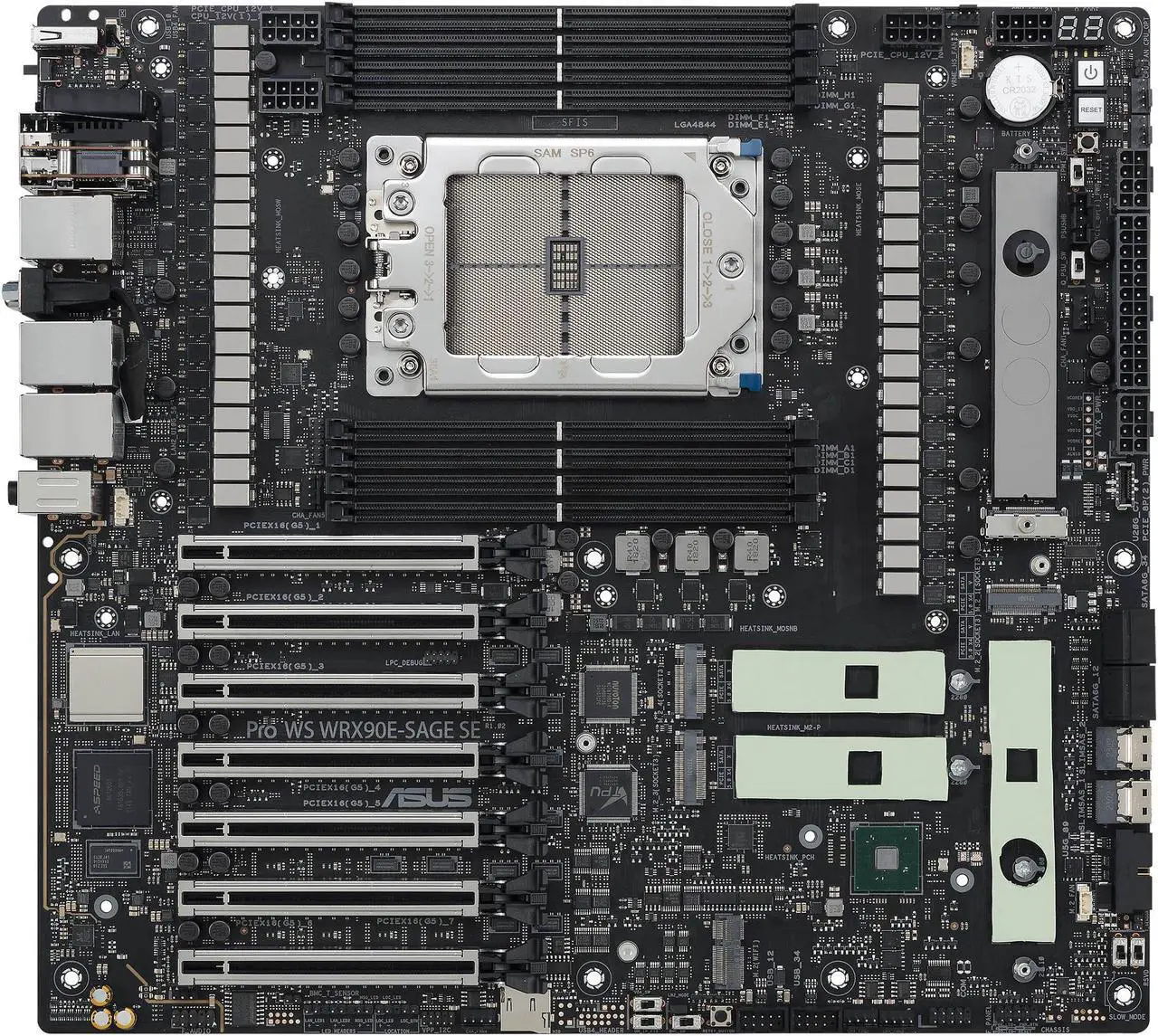 ASUS Pro WS WRX90E-SAGE SE EEB Workstation motherboard - Image 2