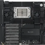 ASUS Pro WS WRX90E-SAGE SE EEB Workstation motherboard, AMD Ryzen™ Threadripper™ PRO 7000 WX-Series Processors, ECC R-DIMM DDR5, 32 power-stage,7xPCIe 5.0 x 16, PCIe 5.0 M.2, 10 Gb and 2.5 Gb LAN