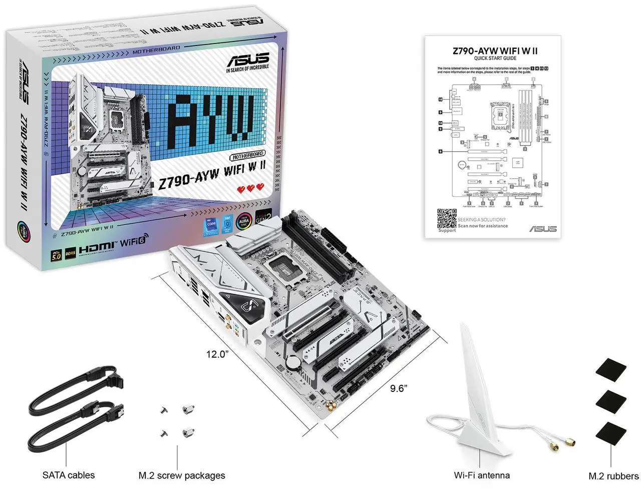 ASUS Z790-AYW WIFI W II Intel Z790 (LGA 1700) ATX motherboard - Image 4