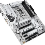 ASUS Z790-AYW WIFI W II Intel Z790 (LGA 1700) ATX motherboard with PCIe 5.0, three M.2 slots, 12+1 DrMOS, DDR5, WIFI 6, Realtek 2.5Gb LAN, HDMI, rear USB 10Gbps Type-C and Type-A, front USB 10Gbps Type-C, Thunderbolt (USB4), Aura Sync