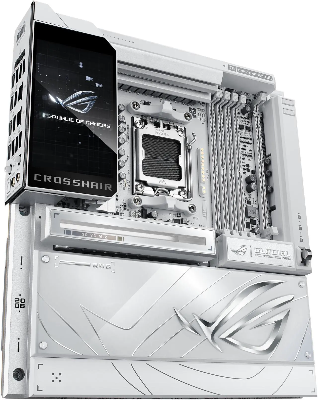 ASUS ROG Crosshair X870E Glacial AM5 AMD X870E Extended ATX Motherboard - Image 2