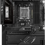 ASUS ROG Crosshair X870E Dark Hero ATX motherboard, 20+2+2 power stages, DDR5 slots, PCIe 5.0, five M.2 slots, 3D VC M.2 heatsink, USB4, AI Cache Boost, PCIe Slot Q-Release, AIO Q-Connector