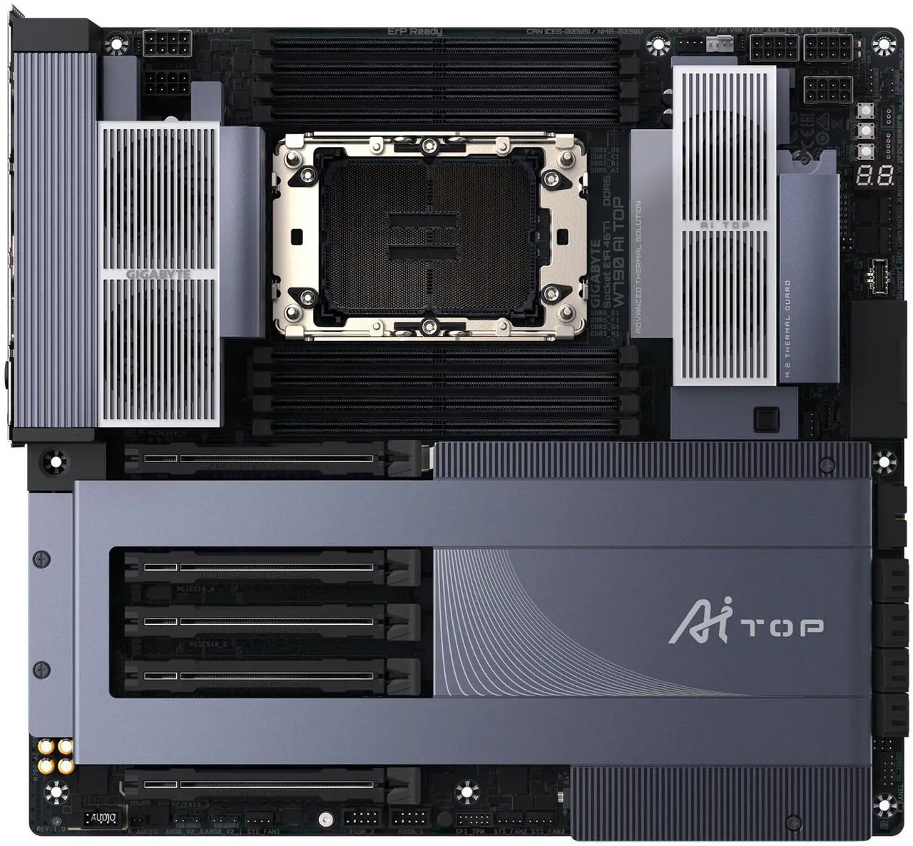 GIGABYTE W790 AI TOP Intel Xeon W Motherboard - Image 2