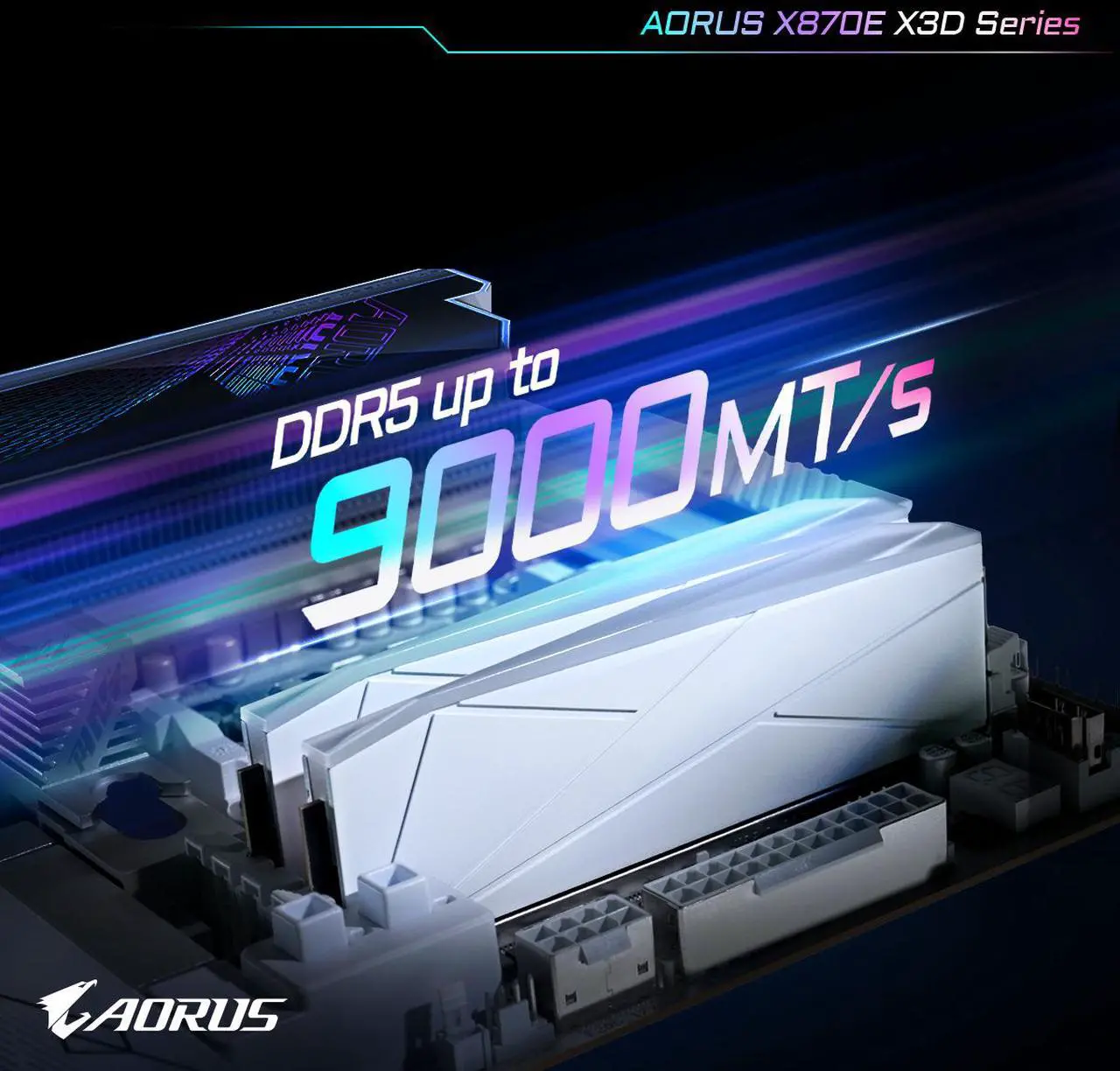 GIGABYTE X870E AORUS MASTER X3D ICE AM5 AMD X870E ATX Motherboard - Image 5
